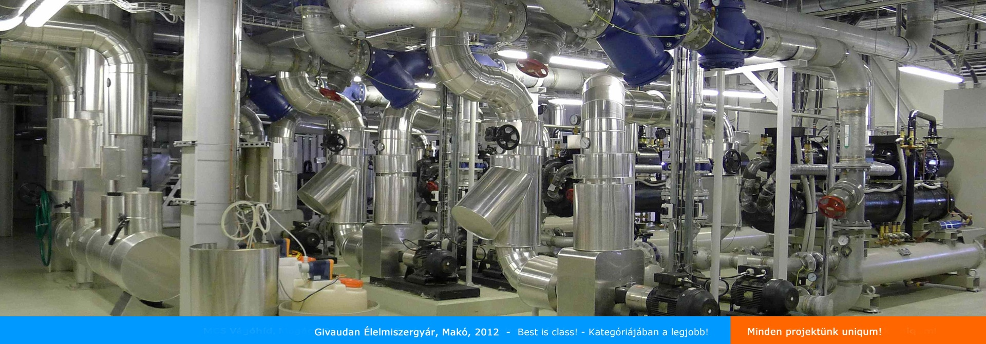 Givaudan-gyár, Makó - ENSI Épületgépészeti kivitelezés, 2012