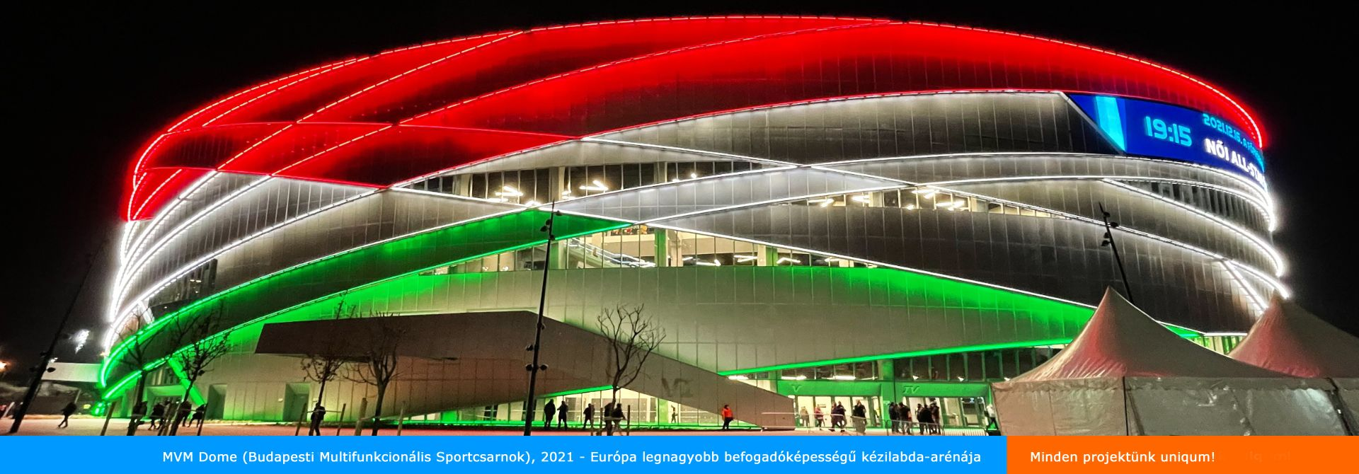 MVM Dome - ENSI Épületgépészeti kivitelezés, 2022